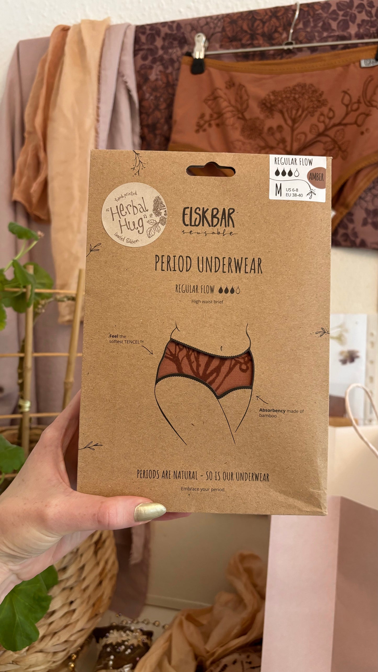 'Herbal Hug' period panties