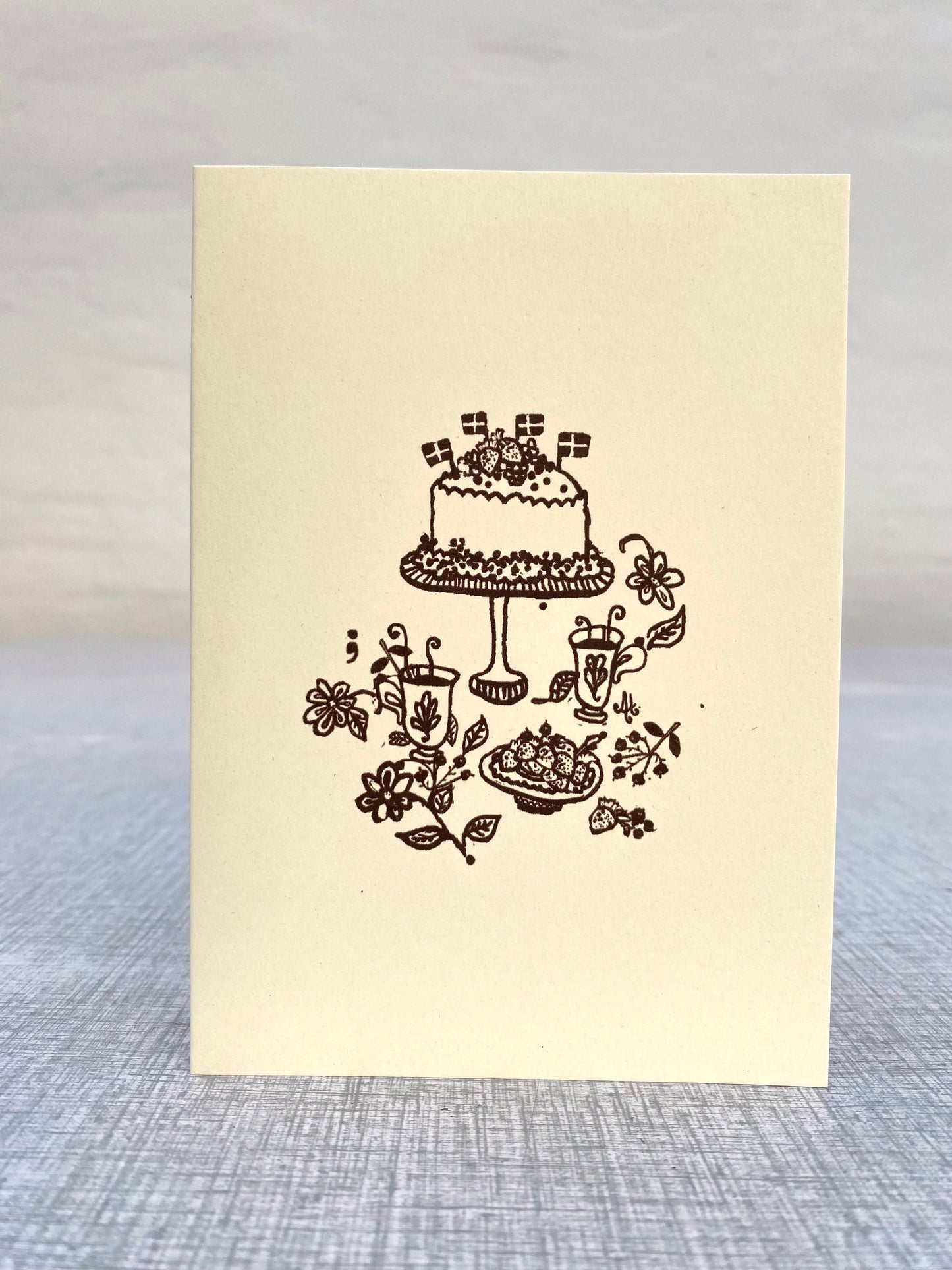 BIRTHDAY ~ pack of 4 greeting cards