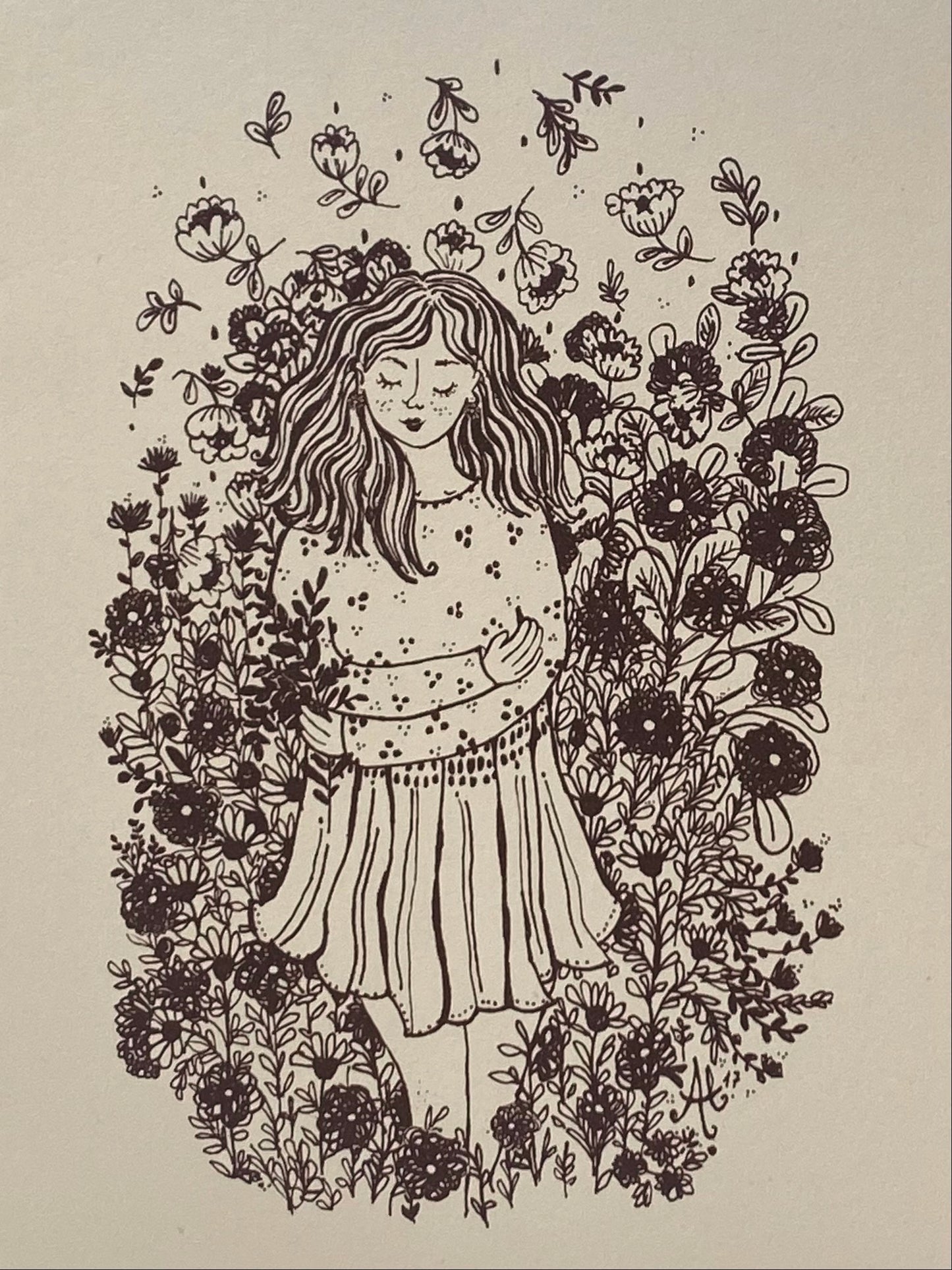 ALT DU BEHØVER ER DIG ~ greeting card