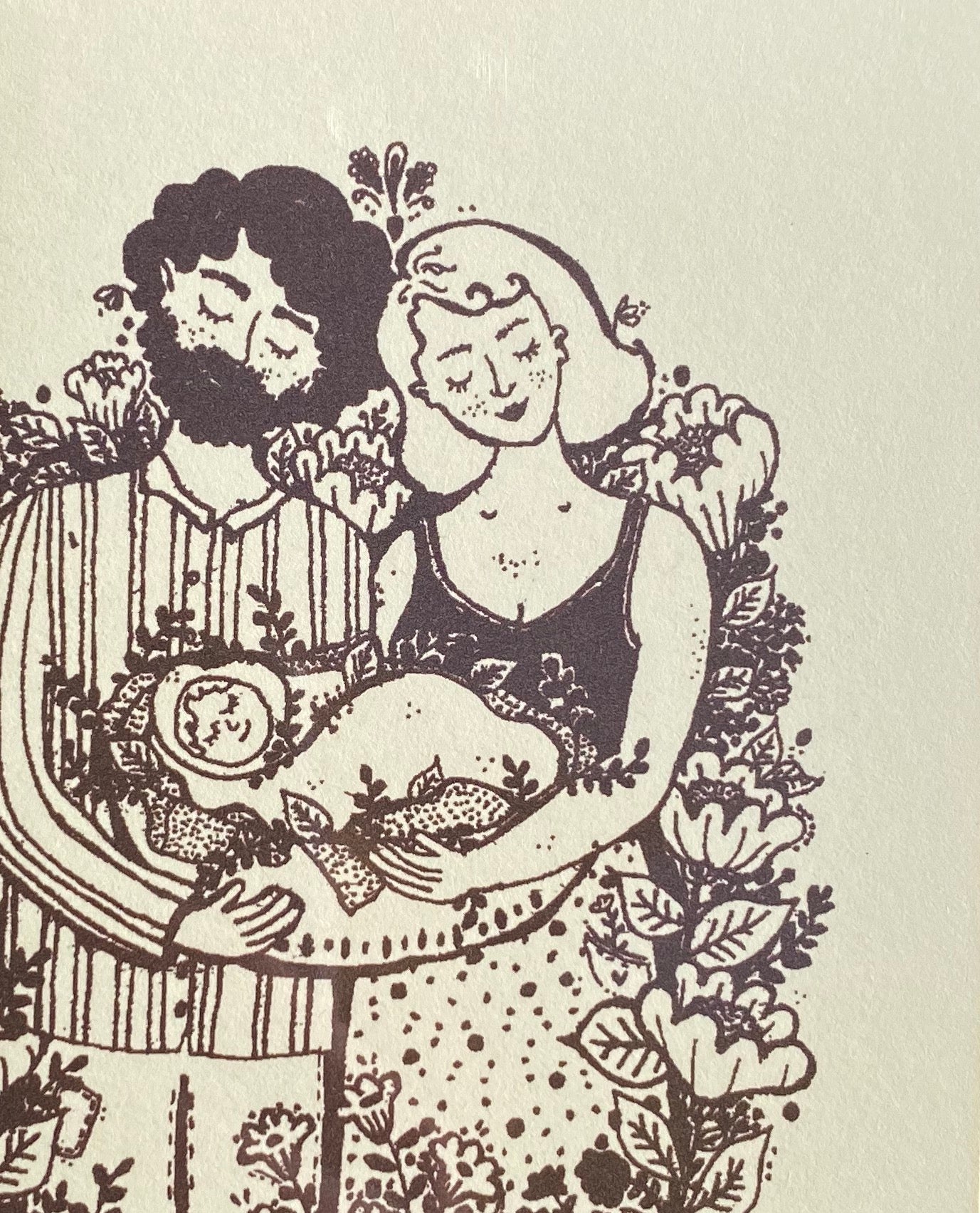 EN LILLE BITTE NY ~ greeting card