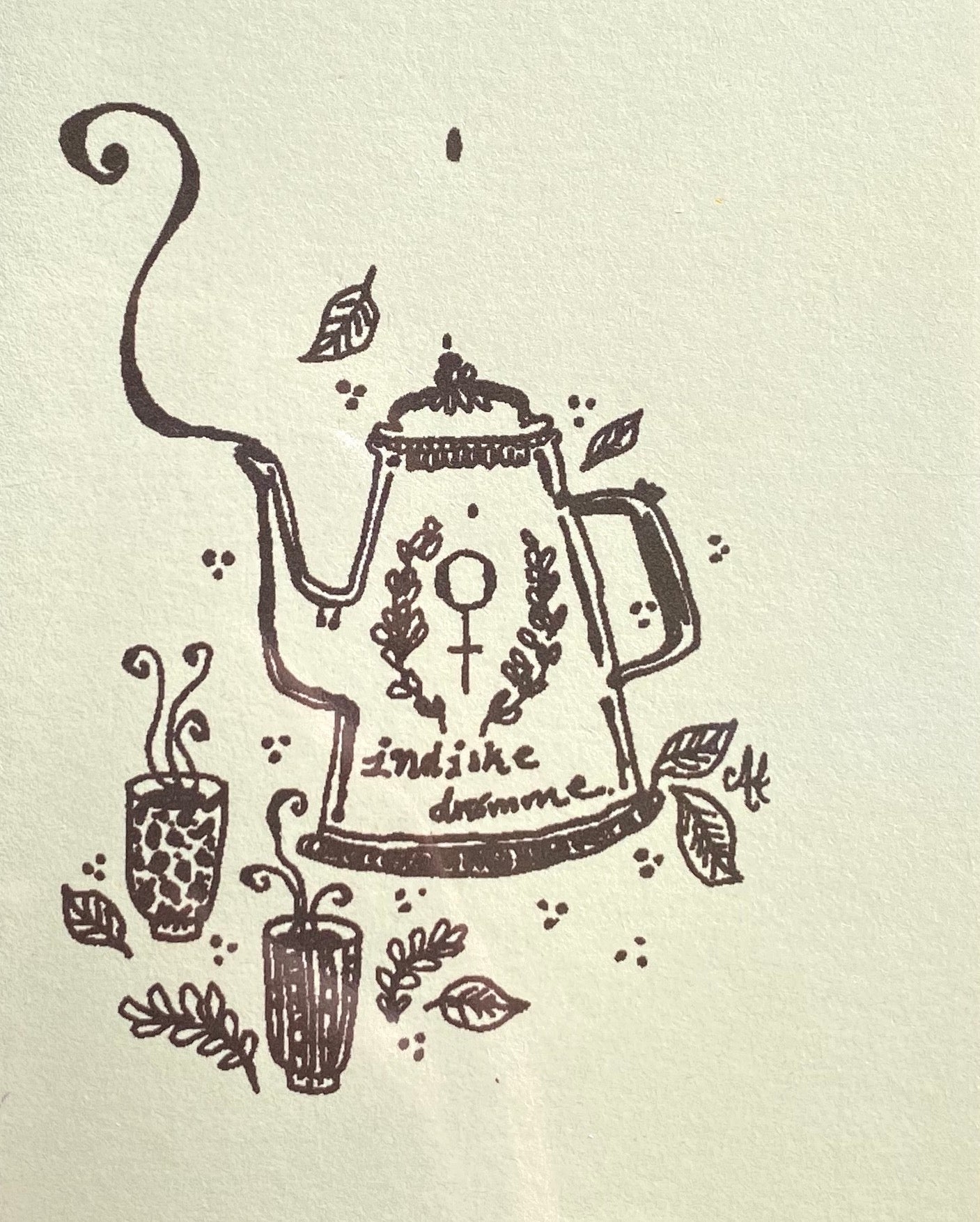 INDISKE DRØMME ~ greeting card