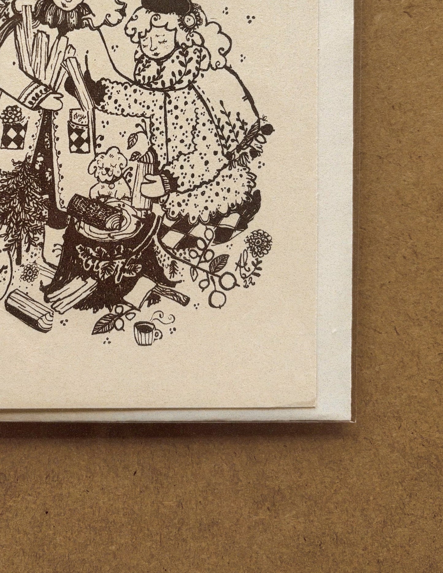 "VINTER VARME" ~ A6 christmas greeting card