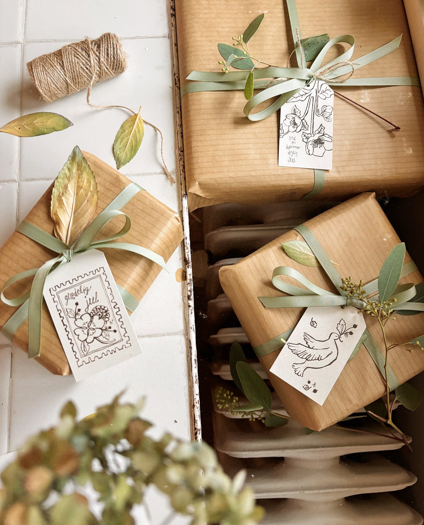 "Til & Fra" kort (10 stk)