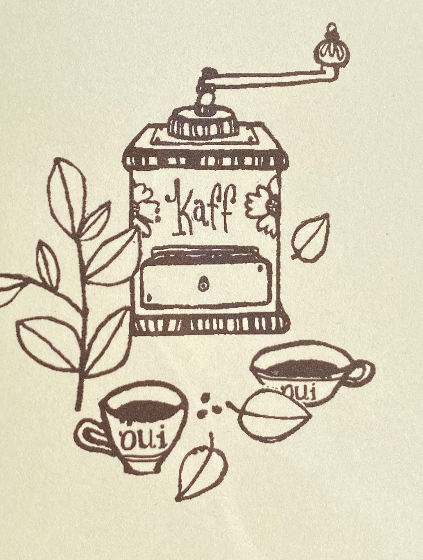 KAFF' JA TAK ~ greeting card