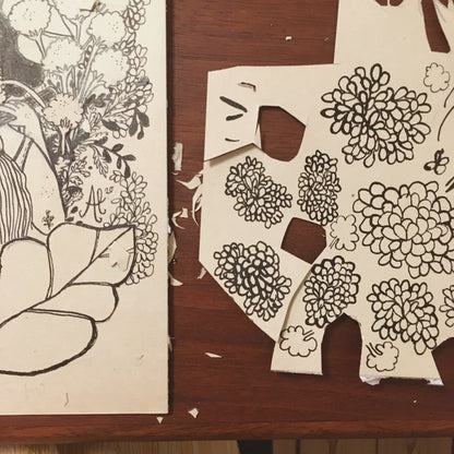 'Et Birke-bad i Baghaven'