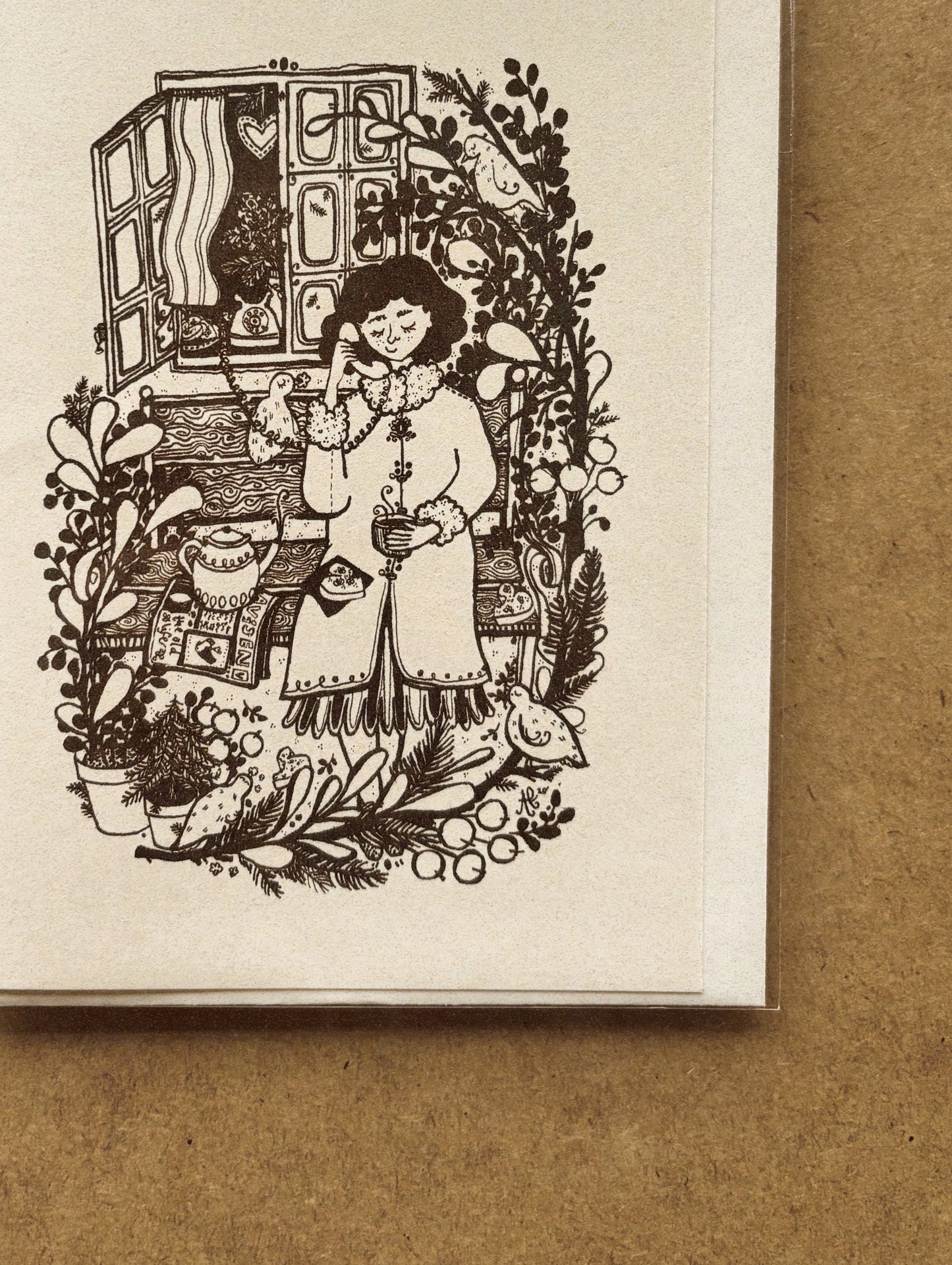 "EN JULEHILSEN" ~ A6 christmas greeting card (Copy)