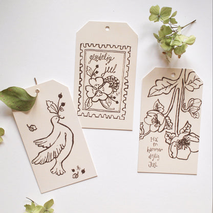 "Til & Fra" kort (10 stk)